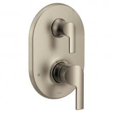 Moen UTS2611BN - Doux M-CORE 3-Series 2-Handle Shower Trim with Integrated Transfer Valve in Brushed Nickel (Valve