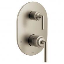 Moen UTS3311BN - Arris M-CORE 3-Series 2-Handle Shower Trim with Integrated Transfer Valve in Brushed Nickel (Valve