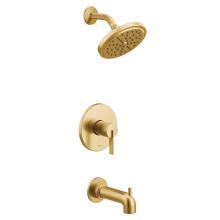 Moen UT2263EPBG - Cia M-CORE 2-Series Eco Performance 1-Handle Tub and Shower Trim Kit in Brushed Gold (Valve Sold S