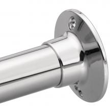 Moen 63-5-SS - Donner 60'' Straight Shower Curtain Rod