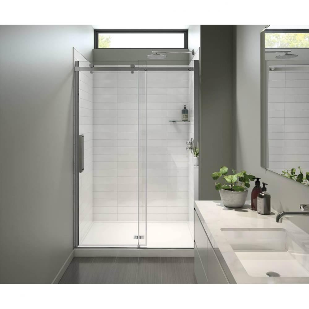 B3X 4836 Acrylic Alcove Shower Base with Anti-slip Bottom with Center Drain in White