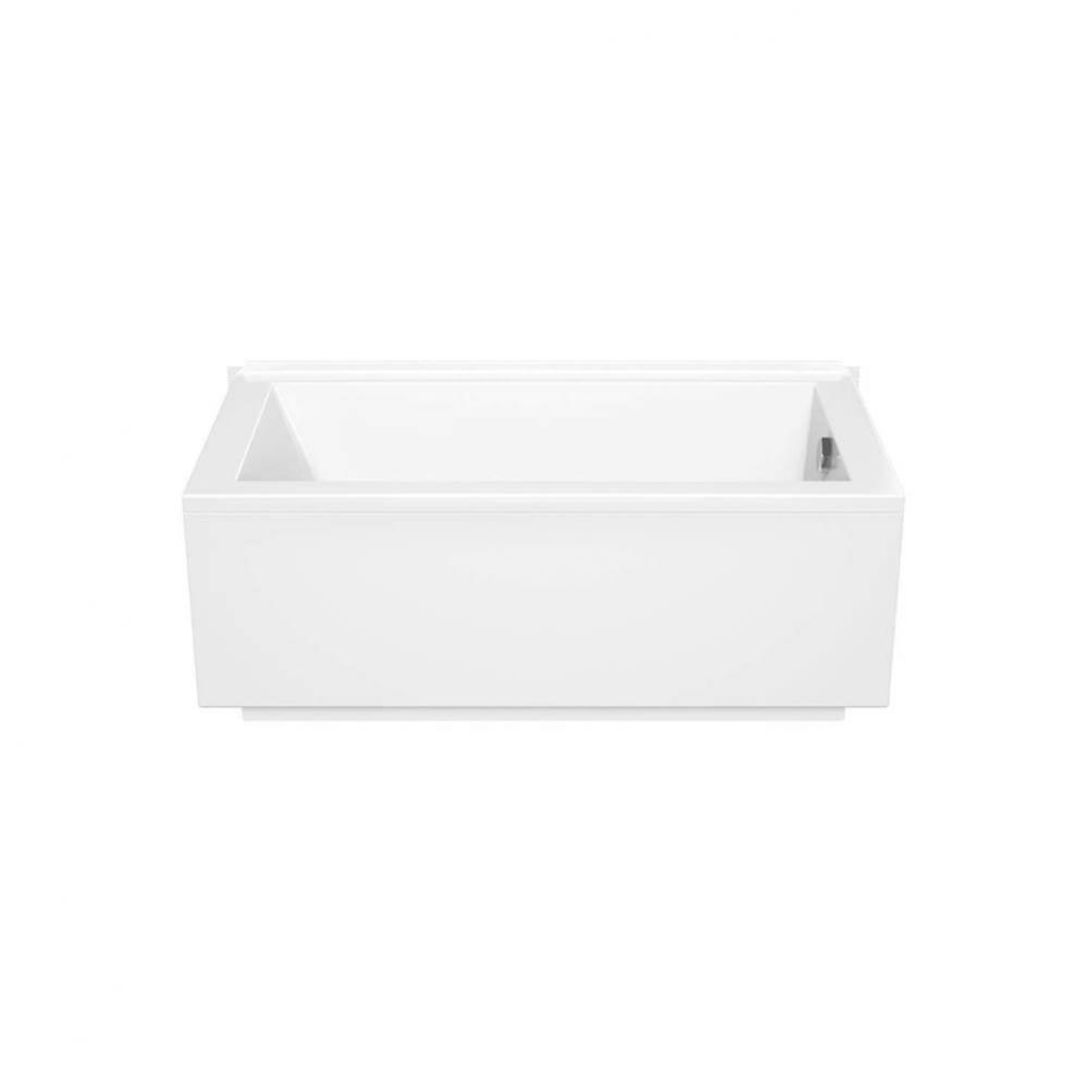ModulR 6032 (Without Armrests) Acrylic Corner Left Right-Hand Drain Bathtub in White