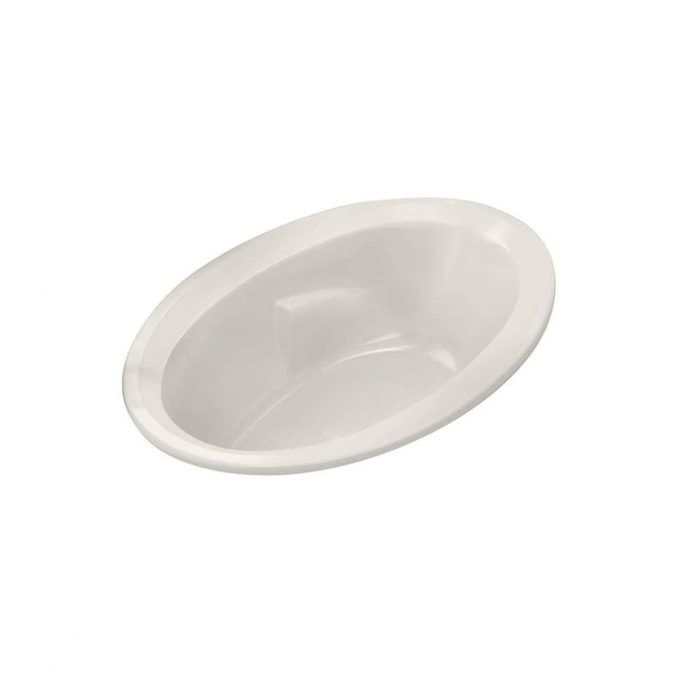 Twilight 60 x 42 Acrylic Drop-in End Drain Bathtub in Biscuit