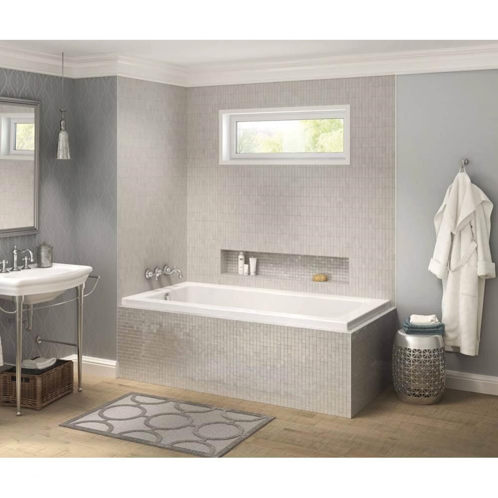 Pose 6032 IF Acrylic Corner Left Right-Hand Drain Bathtub in White