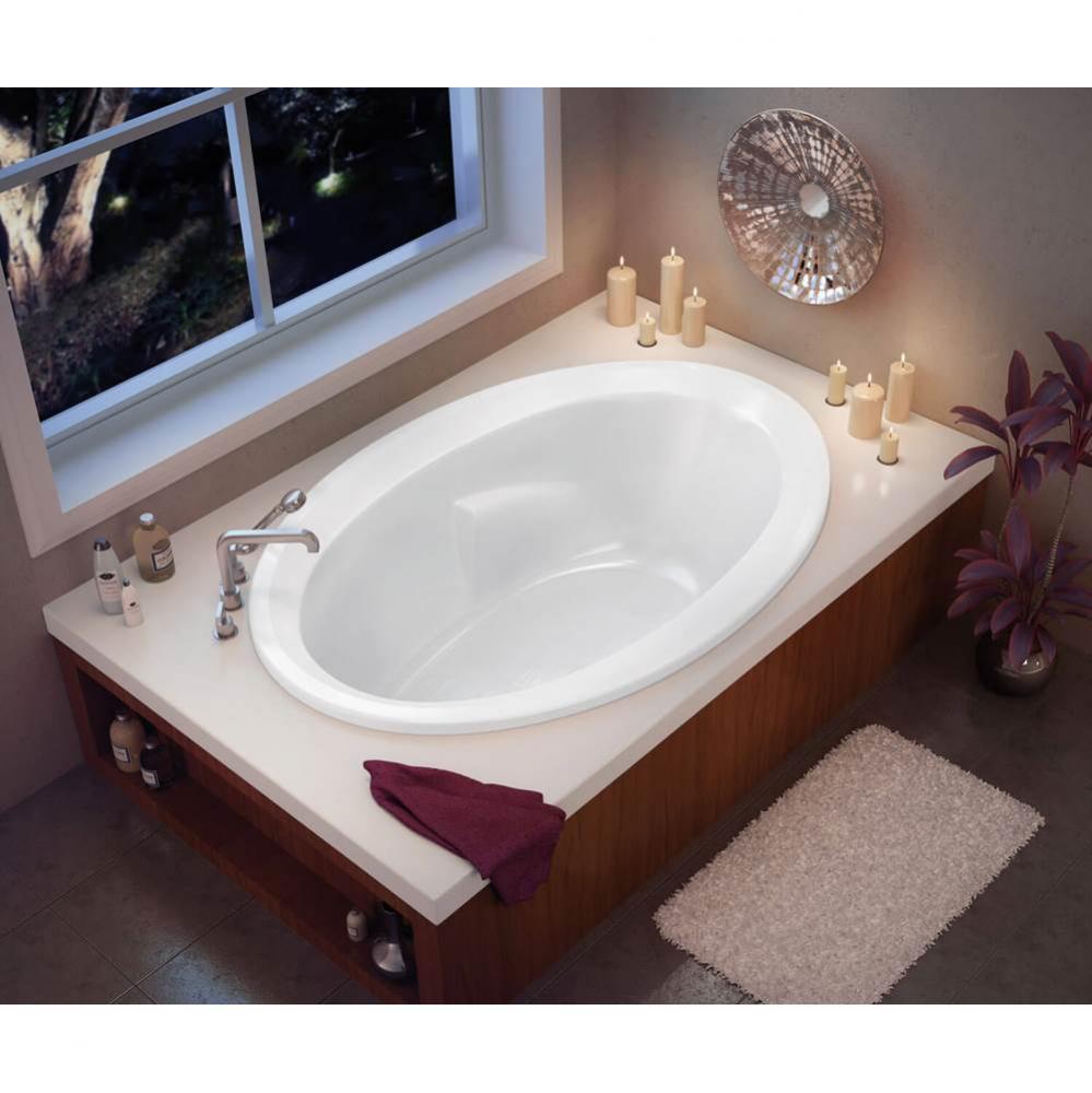 Twilight 59.75 in. x 41.5 in. Drop-in Bathtub with Combined Whirlpool/Aeroeffect System End Drain