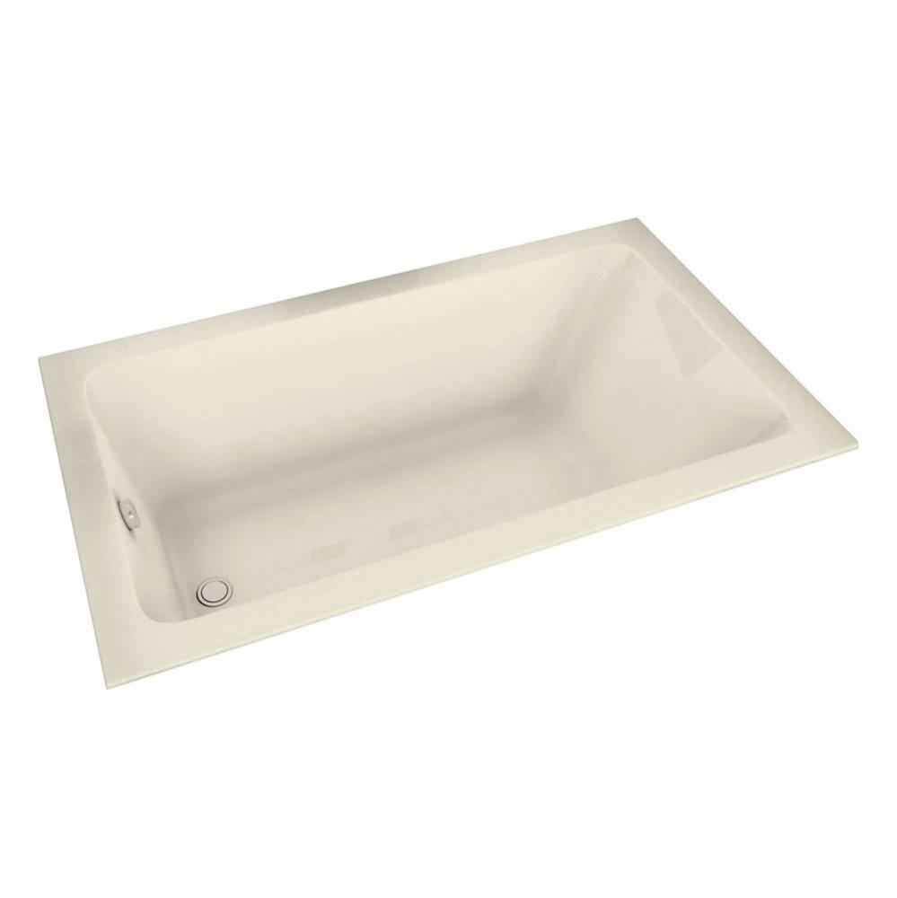 Pose 6032 Acrylic Drop-in End Drain Combined Whirlpool &amp; Aeroeffect Bathtub in Bone