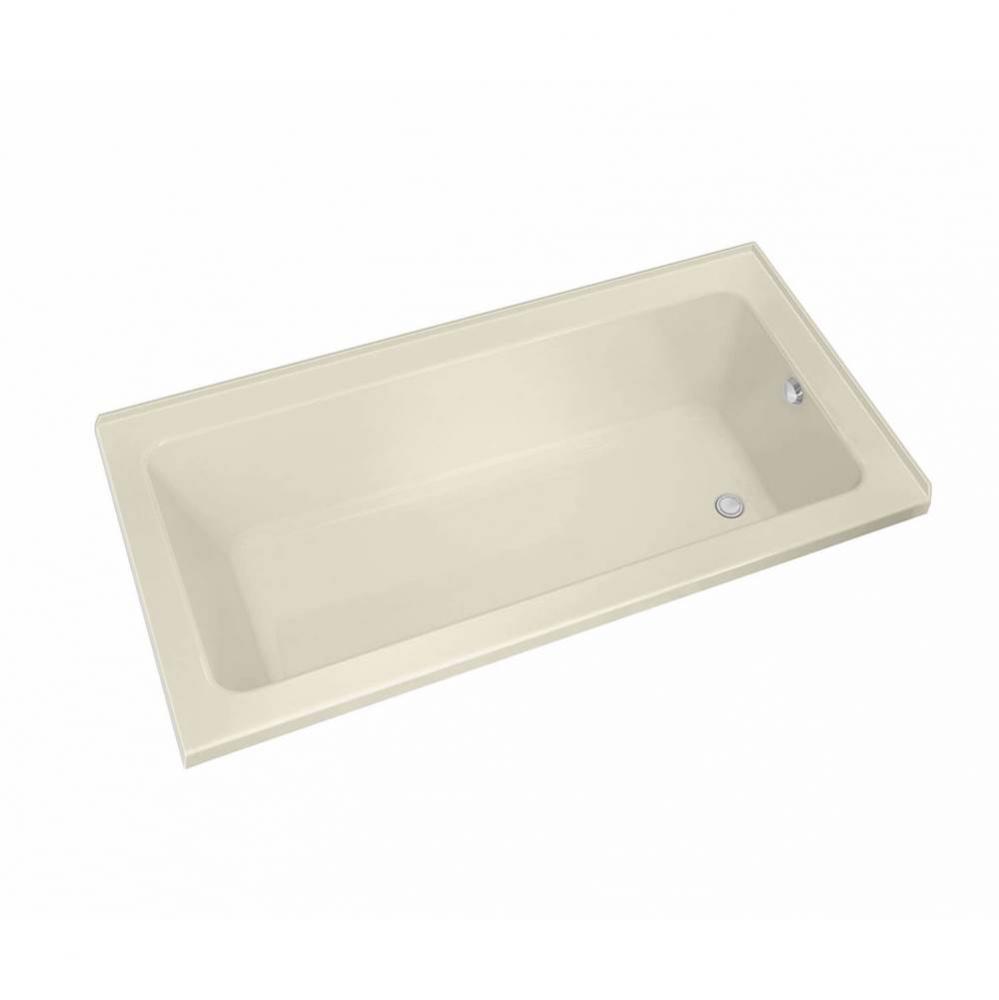 Pose 6030 IF Acrylic Corner Right Right-Hand Drain Bathtub in Bone