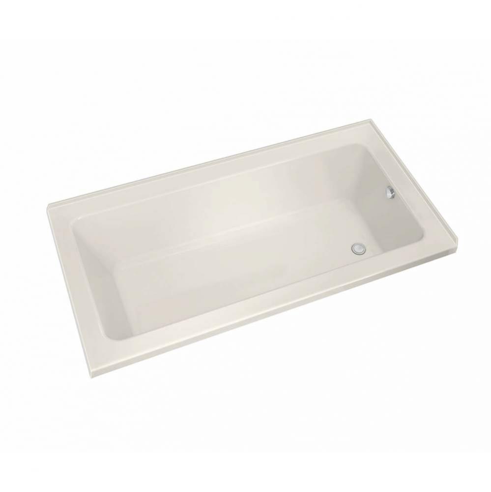 Pose 6030 IF Acrylic Corner Right Right-Hand Drain Bathtub in Biscuit