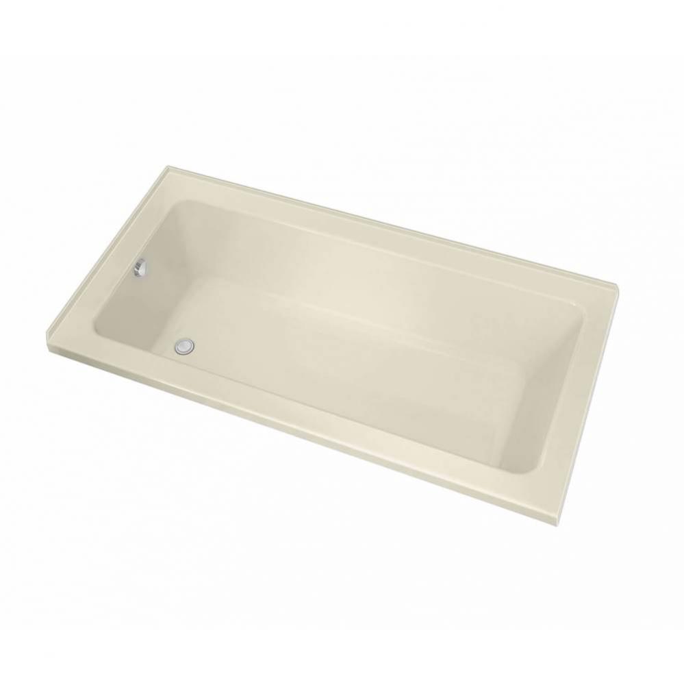 Pose 6632 IF Acrylic Corner Left Left-Hand Drain Bathtub in Bone