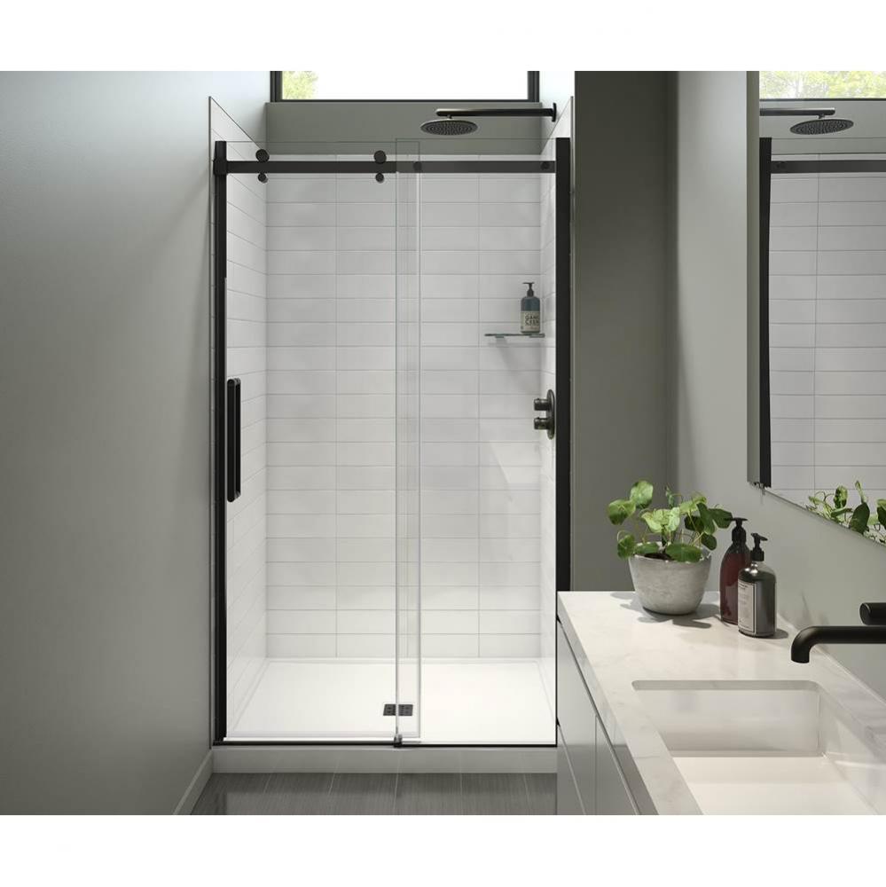 Halo Pro 44 1/2-47 x 78 3/4 in. 8mm Sliding Shower Door for Alcove Installation with Clear glass i