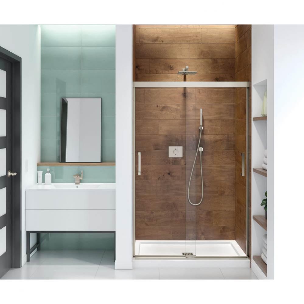 Incognito 70 44-47 x 70 1/2 in. 6mm Sliding Shower Door for Alcove Installation with Clear glass i