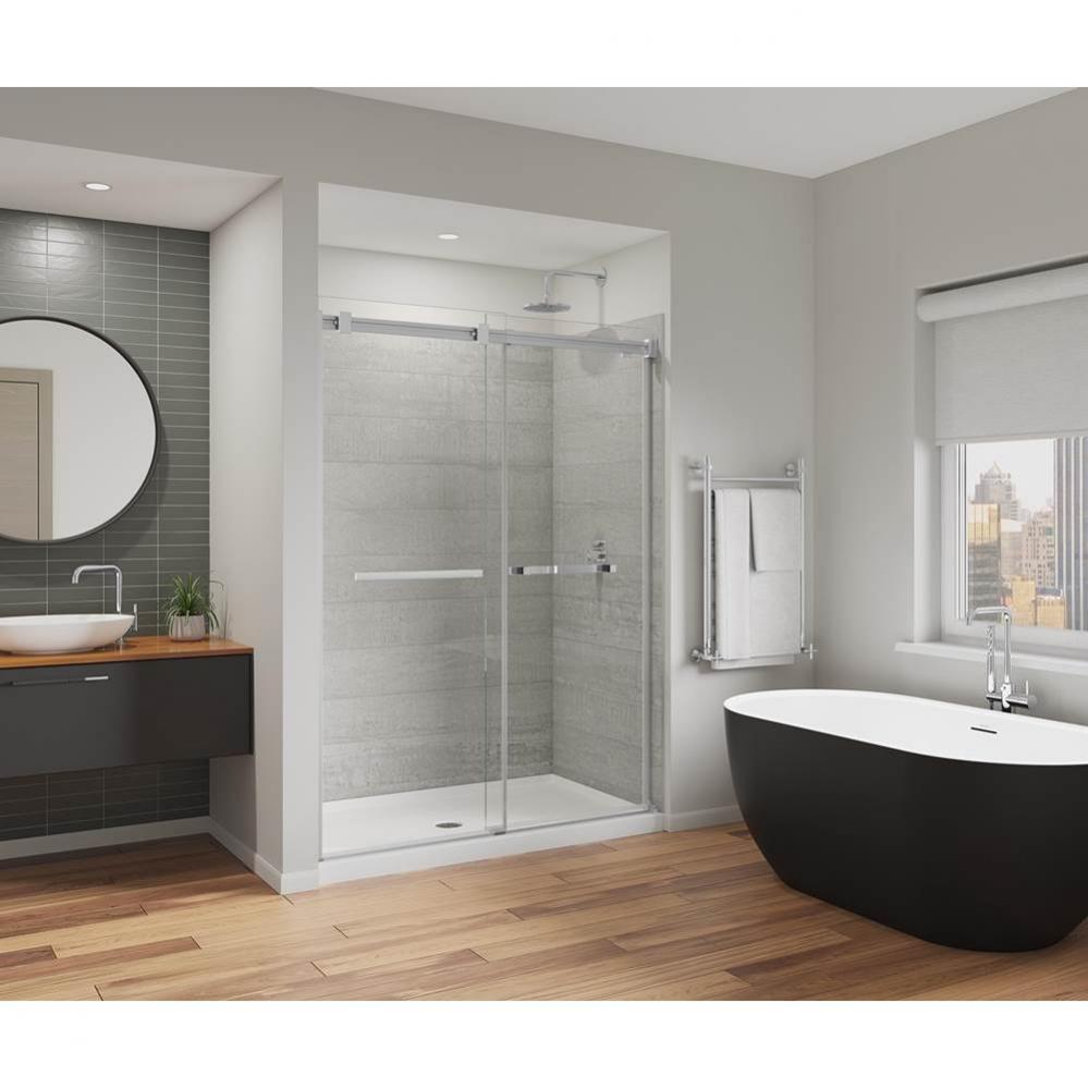Duel Alto 56-59 X 78 in. 8mm Bypass Shower Door for Alcove Installation with GlassShield&#xae; gla