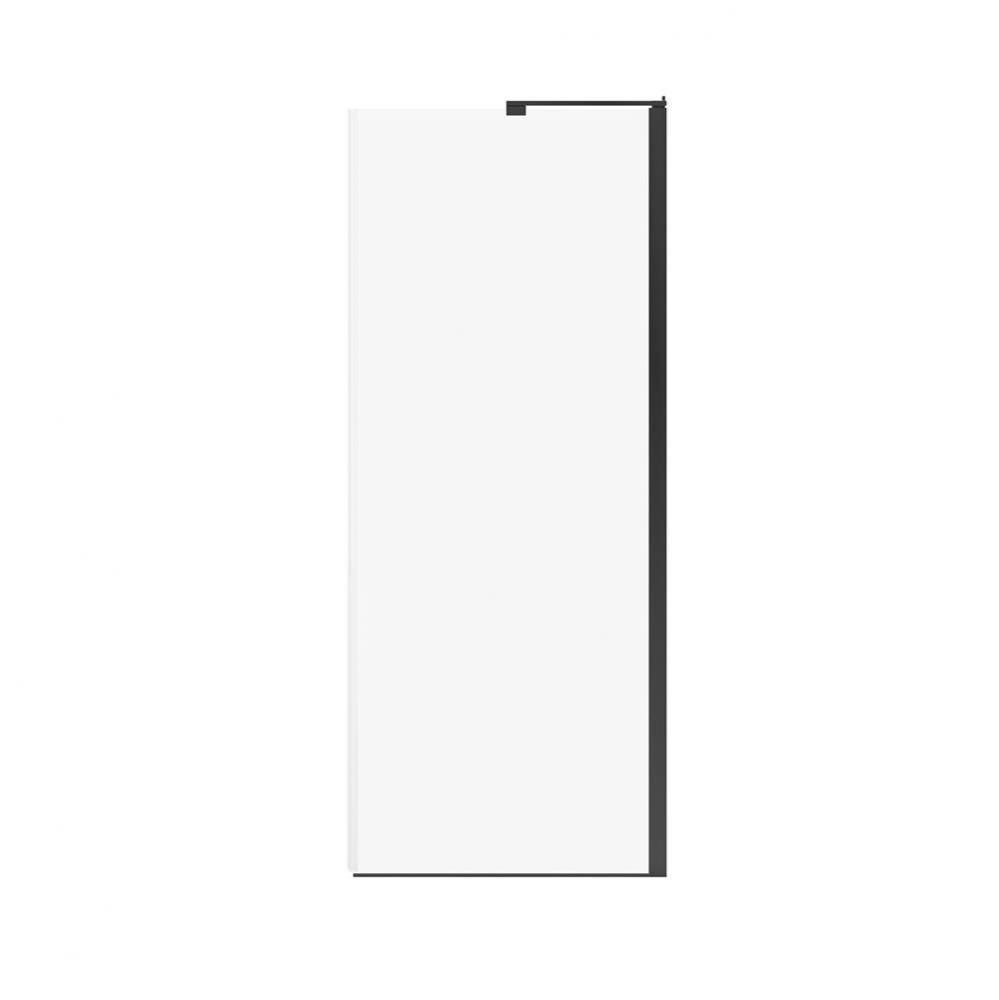 Capella 78 Return Panel for 36 in. Base with GlassShield&#xae; glass in Matte Black