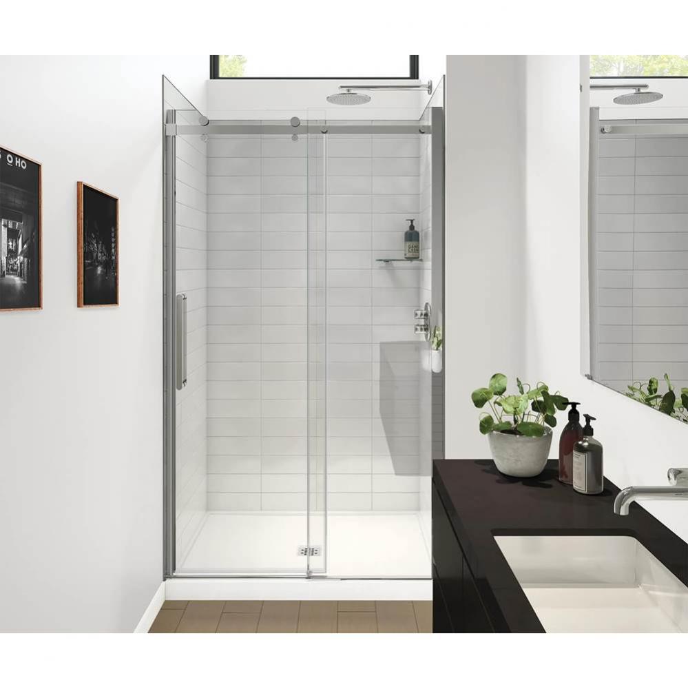 Halo Pro GS 44 1/2-47 X 78 3/4 in. 8mm Sliding Shower Door for Alcove Installation with GlassShiel