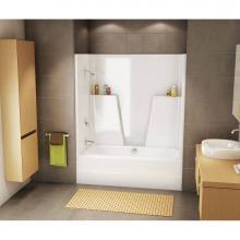 Maax 140001-000-002-000 - BG6034C AcrylX Alcove Center Drain One-Piece Tub Shower in White