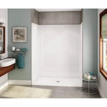 Maax 106040-000-002-000 - OPS-6036 - Base Model AcrylX Alcove Center Drain One-Piece Shower in White