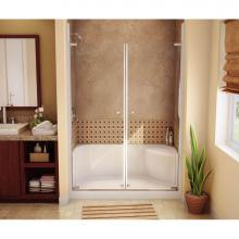 Maax 145032-000-002-083 - SPS 3448 AcrylX Alcove Shower Base with Center Drain in White