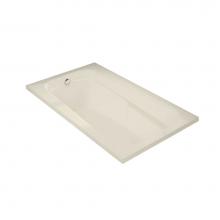 Maax 100103-000-004-000 - Tempest 60 x 36 Acrylic Alcove End Drain Bathtub in Bone