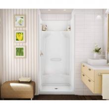 Maax 145024-000-002-093 - KDS 3636 AcrylX Alcove Center Drain Four-Piece Shower in White