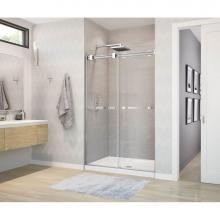 Maax 136271-900-280-000 - Duel 44-47 x 70 1/2-74 in. 8 mm Bypass Shower Door for Alcove Installation with Clear glass in Chr