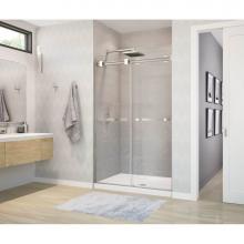 Maax 136272-900-290-000 - Duel 56-58 1/2 x 70 1/2-74 in. 8 mm Bypass Shower Door for Alcove Installation with Clear glass in