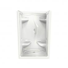 Maax 101140-000-001-101 - Stamina 48-II 51 x 36 Acrylic Alcove Center Drain One-Piece Shower in White