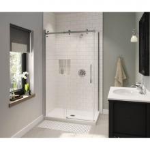Maax 420028-502-001-000 - B3X 4836 Acrylic Corner Left Shower Base with Center Drain in White