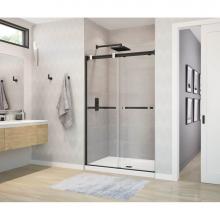 Maax 136272-900-360-000 - Duel 56-58 1/2 x 70 1/2-74 in. 8 mm Bypass Shower Door for Alcove Installation with Clear glass in