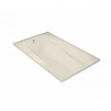 Maax 100103-103-004 - Tempest 60 x 36 Acrylic Alcove End Drain Aeroeffect Bathtub in Bone