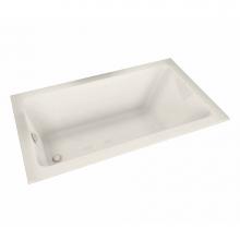 Maax 101456-003-007 - Pose 6030 Acrylic Drop-in End Drain Whirlpool Bathtub in Biscuit