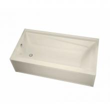 Maax 105511-R-097-004 - Exhibit 6030 IFS AFR Acrylic Alcove Right-Hand Drain Combined Whirlpool & Aeroeffect Bathtub i