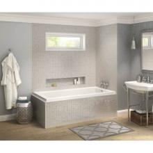 Maax 106200-R-003-001 - Pose 6030 IF Acrylic Corner Right Right-Hand Drain Whirlpool Bathtub in White