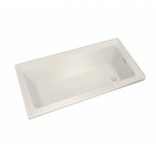 Maax 106209-L-000-007 - Pose 6636 IF Acrylic Corner Right Left-Hand Drain Bathtub in Biscuit