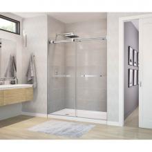 Maax 136272-900-084-000 - Duel 56-58 1/2 x 70 1/2-74 in. 8mm Sliding Shower Door for Alcove Installation with Clear glass in