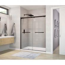 Maax 136272-900-173-000 - Duel 56-58 1/2 x 70 1/2-74 in. 8mm Sliding Shower Door for Alcove Installation with Clear glass in