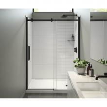Maax 138952-900-340-000 - Halo Pro 56 1/2-59 x 78 3/4 in. 8mm Sliding Shower Door for Alcove Installation with Clear glass i
