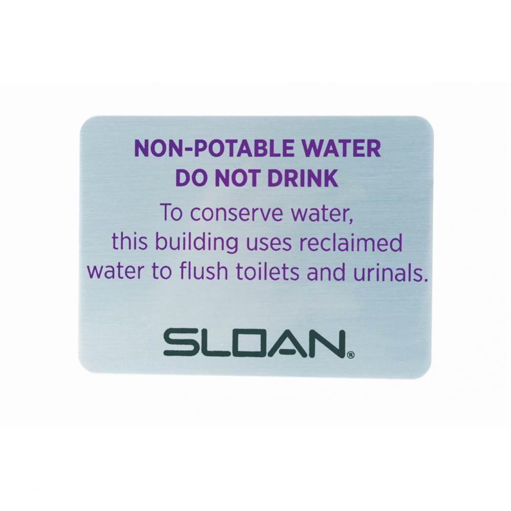 A259 WALL PLATE RECLAIMED WATER