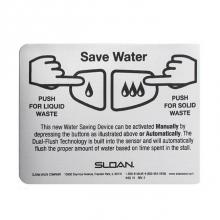Sloan 372040 - WES22 WALL PLATE ELECTRONIC DF SPANISH