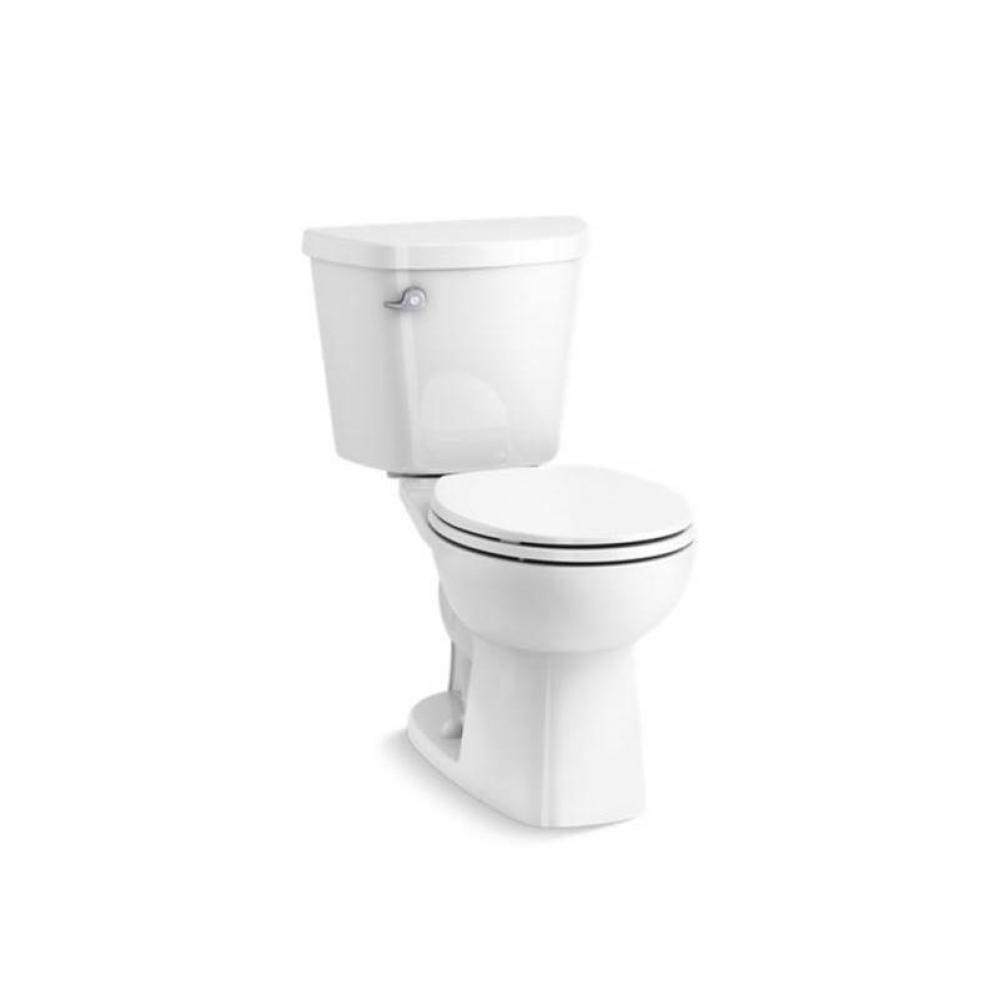 Garwind&#xae; The Complete Solution&#xae; Two-piece round-front 1.6 gpf toilet with seat