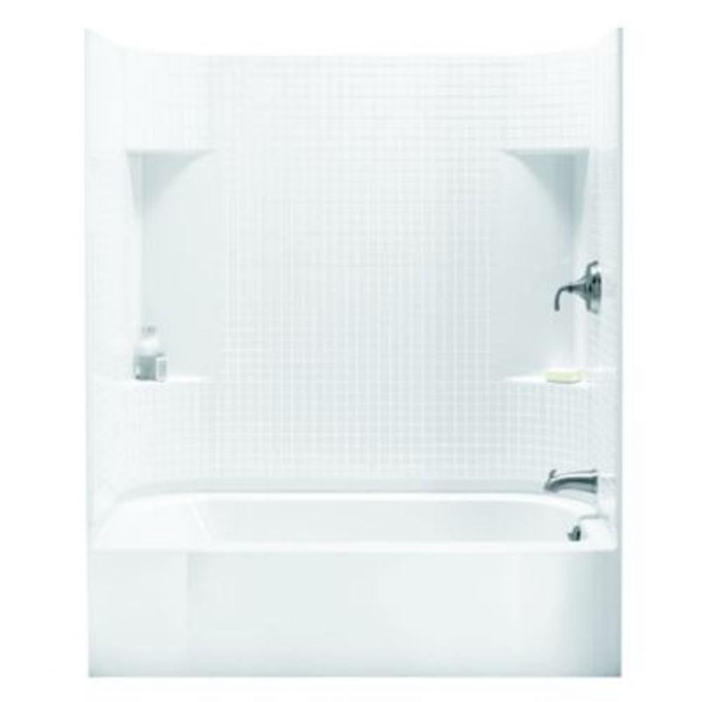 Accord&#xae; 60-1/4&apos;&apos; x 30&apos;&apos; bath/shower with right-hand above-floor drain