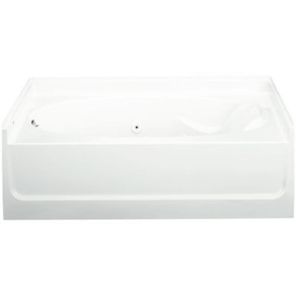 Ensemble, Series 7610, 60&apos;&apos; x 36&apos;&apos; 6 Jet Whirlpool Bath - Left-hand Drain