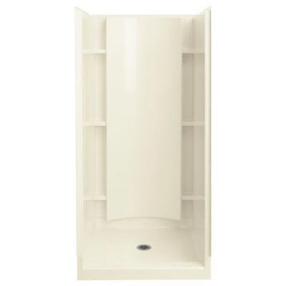 Accord&#xae; 36-1/4&apos;&apos; x 36&apos;&apos; x 75-3/4&apos;&apos; shower stall with center dra