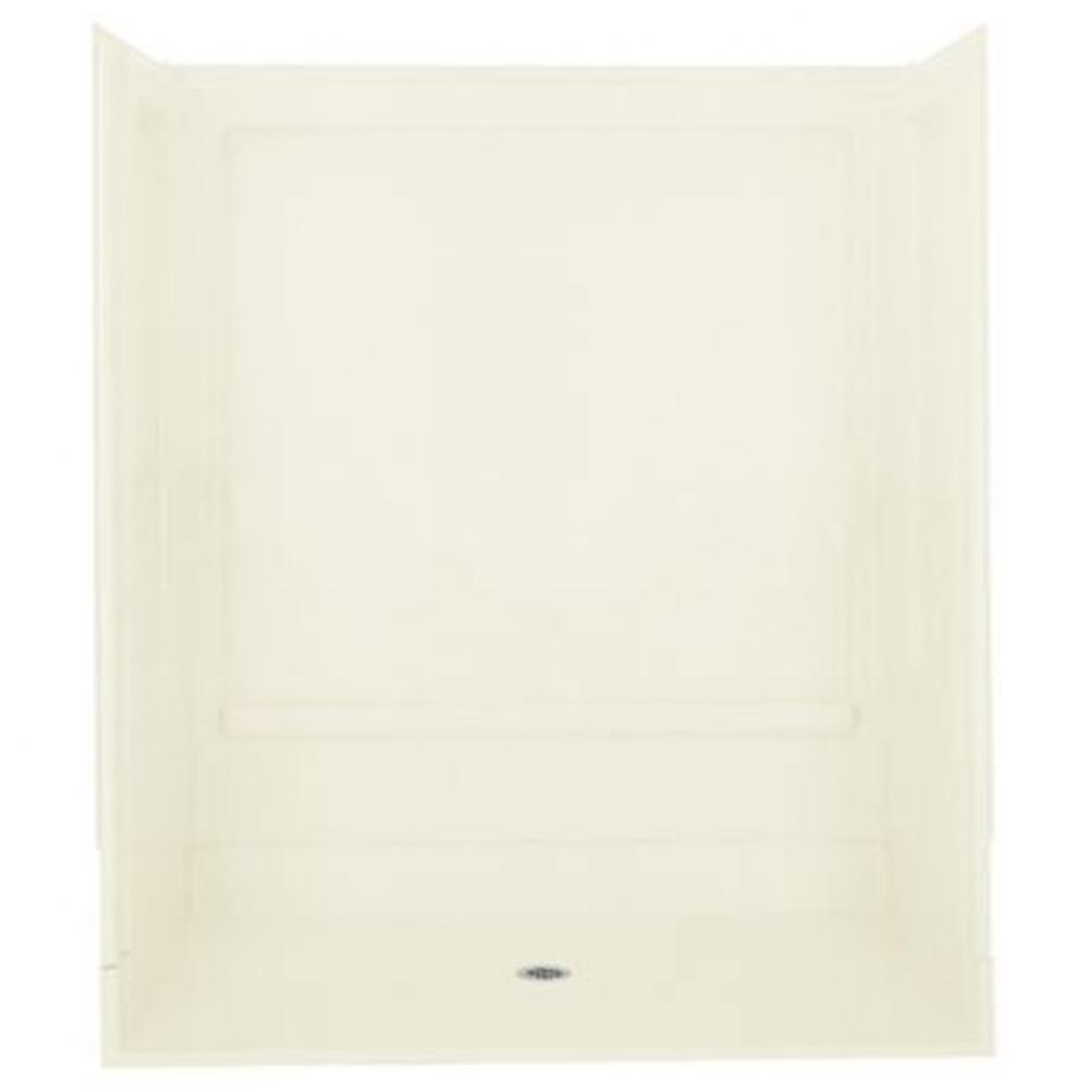 OC-S-63 63-1/2&apos;&apos; x 39-3/8&apos;&apos; shower stall with Aging in Place backerboards