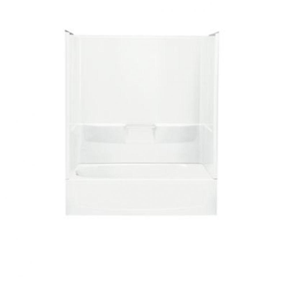 Performa™ 60&apos;&apos; x 29&apos;&apos; bath/shower with left-hand above-floor drain