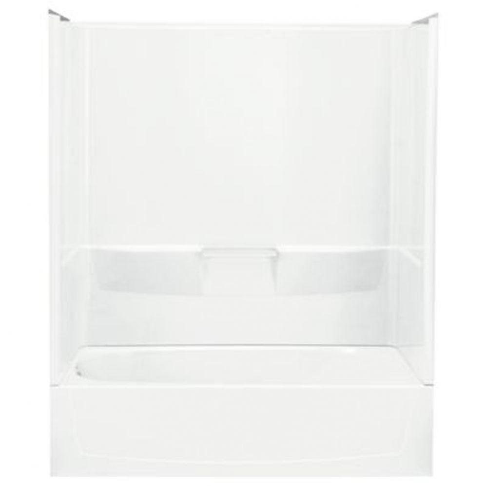 Performa™ 60-1/4&apos;&apos; x 29&apos;&apos; bath/shower with Aging in Place backerboards, abov
