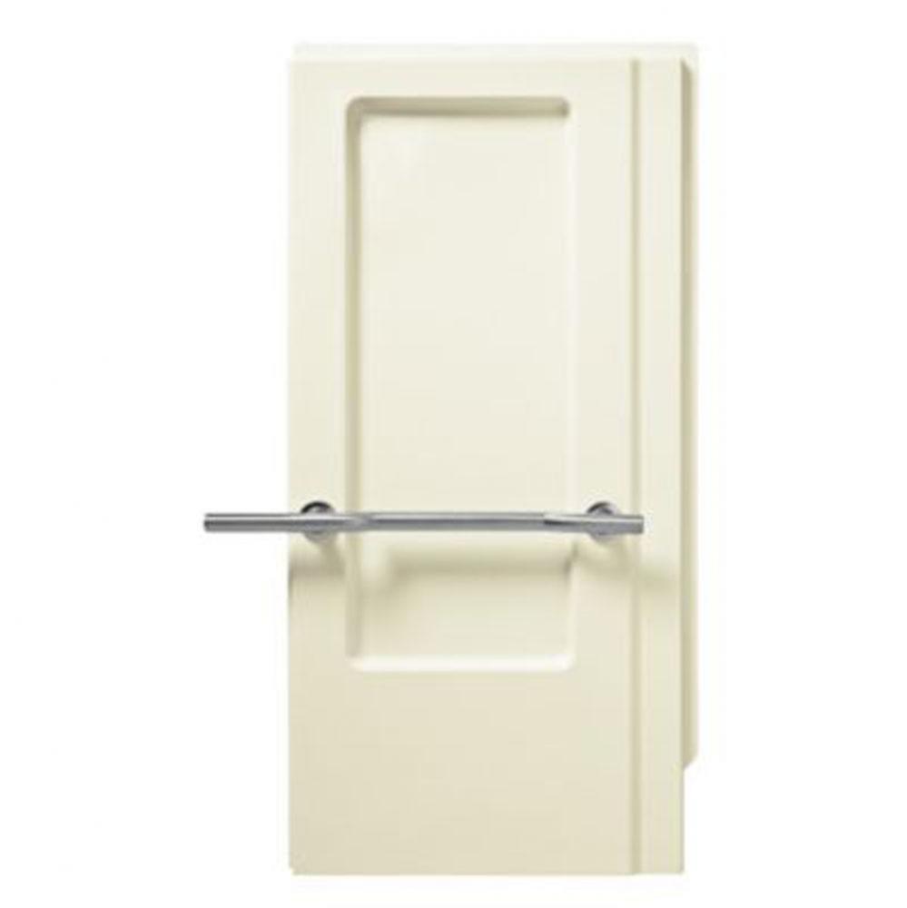 OC-S-63 63-1/4&apos;&apos; x 40-5/8&apos;&apos; ADA end wall set for roll-in shower with grab bars