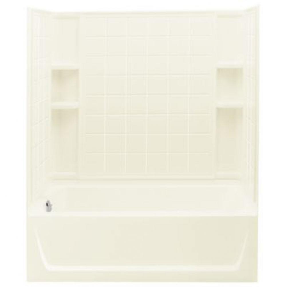 Ensemble™ 60-1/4&apos;&apos; x 32&apos;&apos; tile bath/shower with left-hand drain