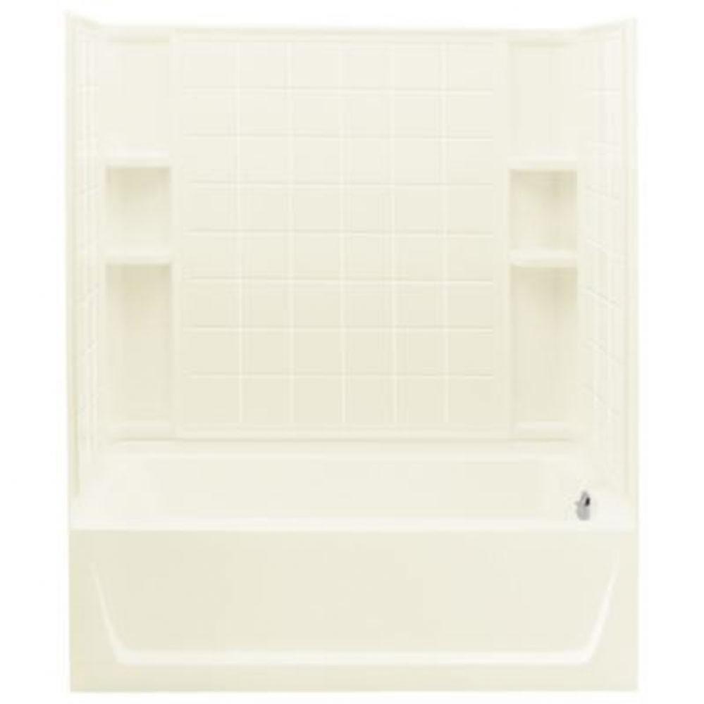 Ensemble™ 60-1/4&apos;&apos; x 32&apos;&apos; bath/shower with right-hand above-floor drain and