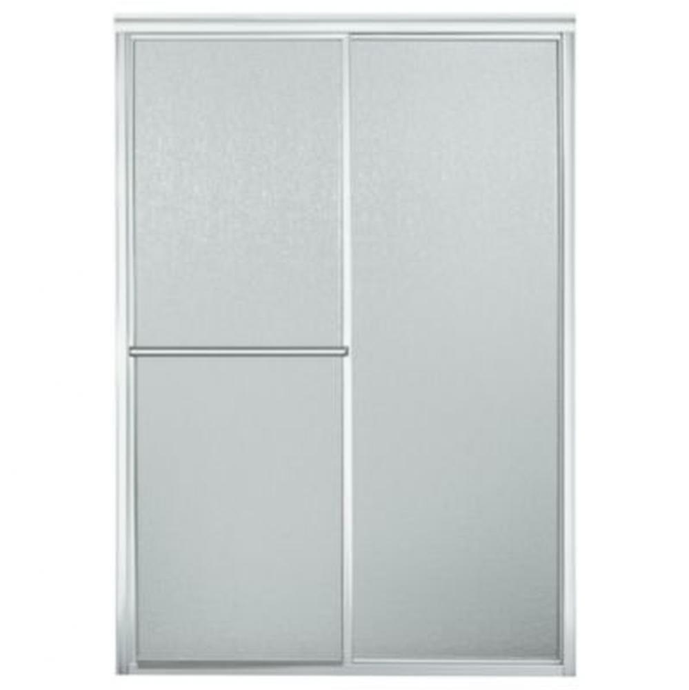 Deluxe Framed sliding shower door, 70&apos;&apos; H x 43-7/8 - 48-7/8&apos;&apos; W, with 1/8&apos