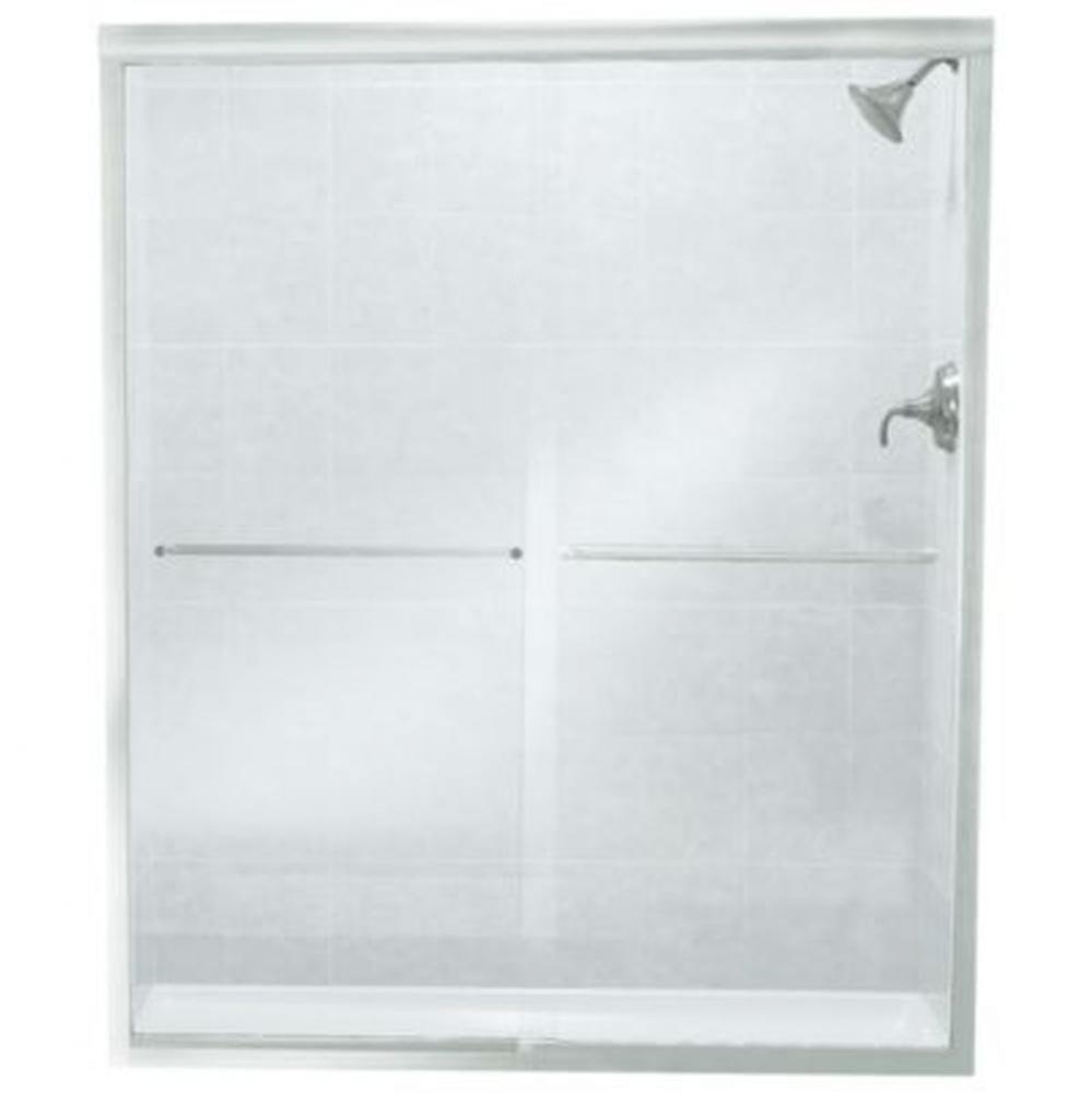 Finesse™ Frameless sliding shower door, 70-1/16&apos;&apos; H x 51-11/16 - 56-11/16&apos;&apos;